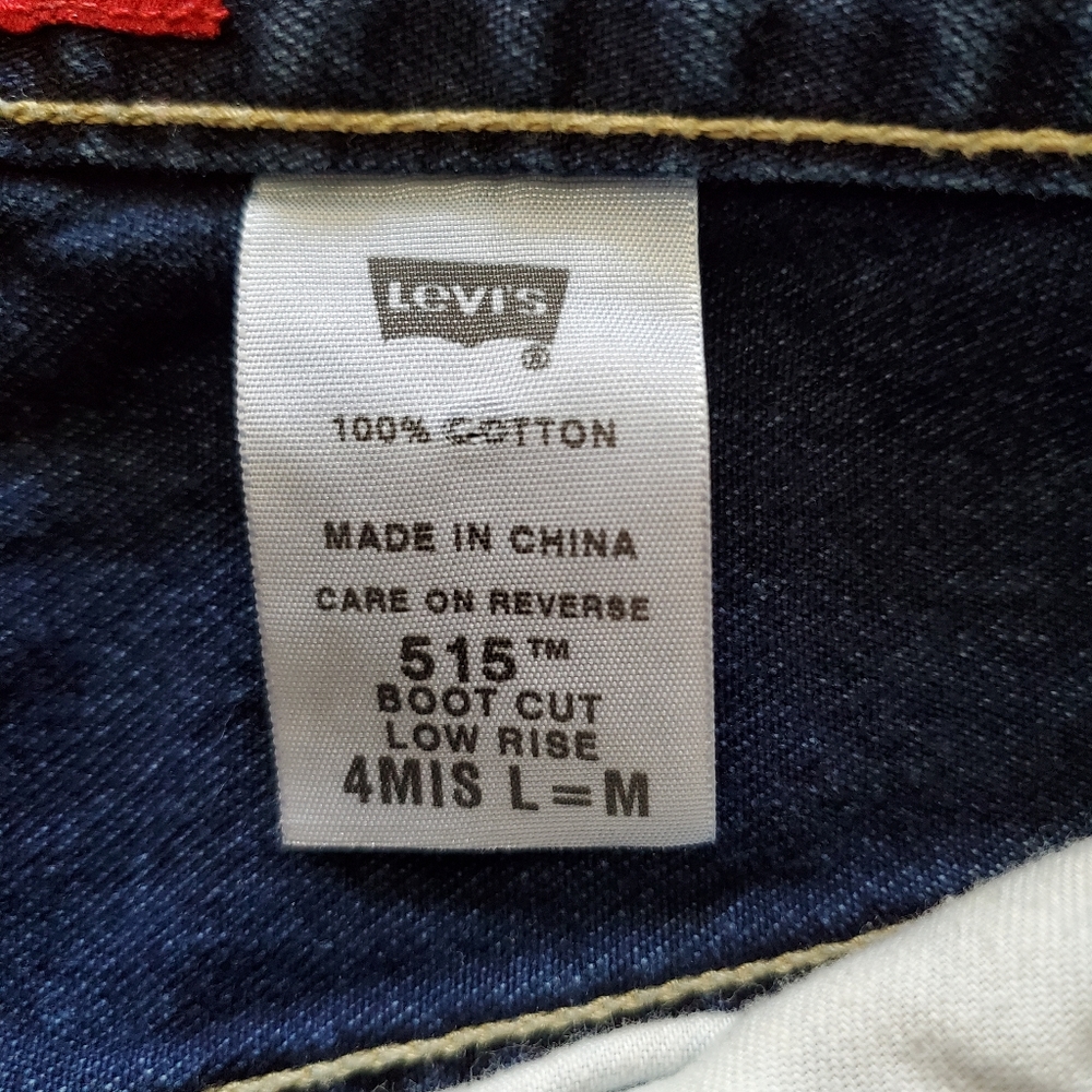 Levis 515 Nouveau boot jeans. Low-rise aize 4. - Picture 5 of 9